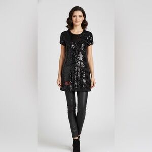 Roberto Cavalli sequin tunic size L